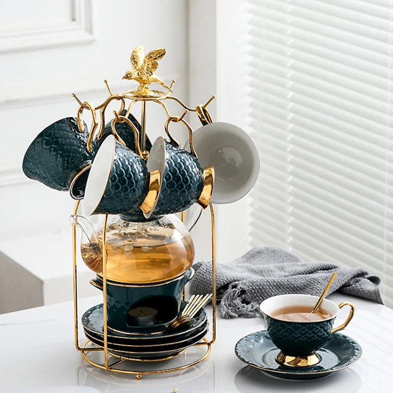 Nordic luxury Green Coffee Cup Set gold border Bone China tea cup and saucer British afternoon tea set Coffee Cup Wedding Gifts
Nordic luxury Green Coffee Cup Set gold border Bone China tea cup and saucer British afternoon tea set Coffee Cup Wedding Gifts