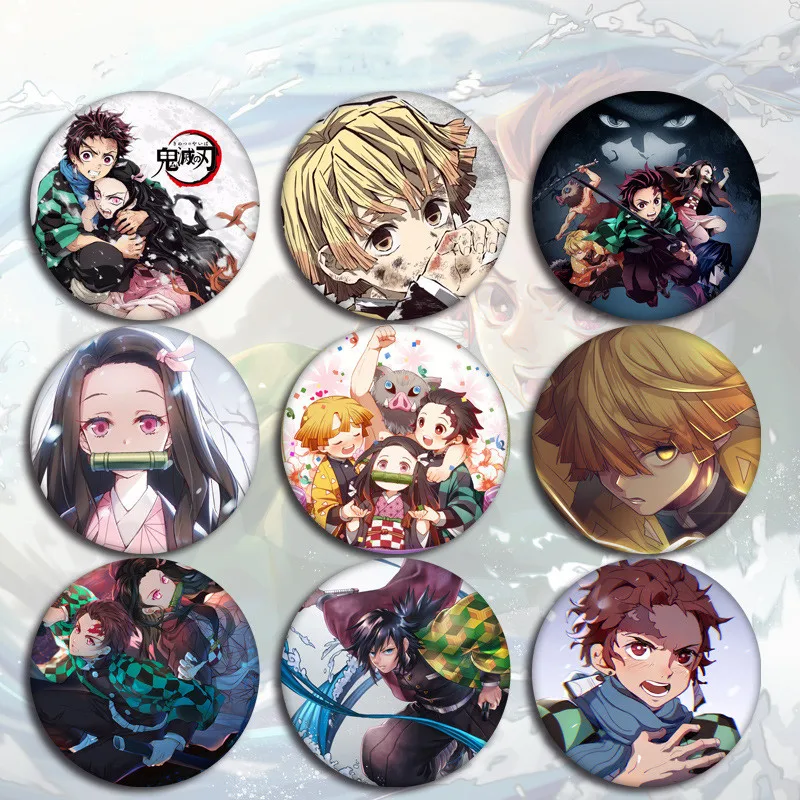 Demon Slayer Kimetsu No Yaiba Anime Badges on a Backpack Anime Cosplay Accessories Icons Pins Decoration Badge For Clothes DIY
Demon Slayer Kimetsu No Yaiba Anime Badges on a Backpack Anime Cosplay Accessories Icons Pins Decoration Badge For Clothes DIY