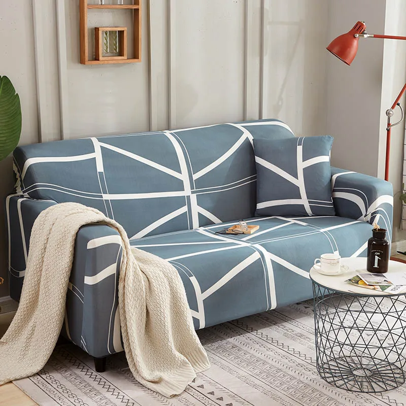 Blue-Gray sofa cover