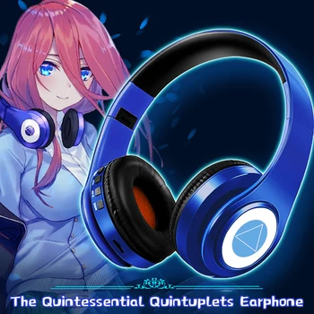 Anime The Quintessential Quintuplets Nakano Miku Cosplay Portable Fold Headset Wireless Bluetooth Earphone Blue
Anime The Quintessential Quintuplets Nakano Miku Cosplay Portable Fold Headset Wireless Bluetooth Earphone Blue