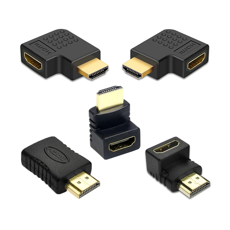 HDMI Cable Connector Adapter 270 180 90 Degree Angle HDMI Male to HDMI Female Converters for 1080P HDTV Cable Adaptor Extender
HDMI Cable Connector Adapter 270 180 90 Degree Angle HDMI Male to HDMI Female Converters for 1080P HDTV Cable Adaptor Extender