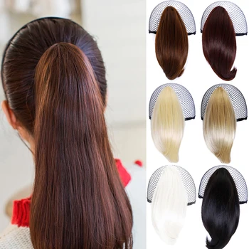 DIANQI 8 colors short straight synthetic hair blonde black small pony tail hair accessories claw ponytail hair extensions
DIANQI 8 colors short straight synthetic hair blonde black small pony tail hair accessories claw ponytail hair extensions