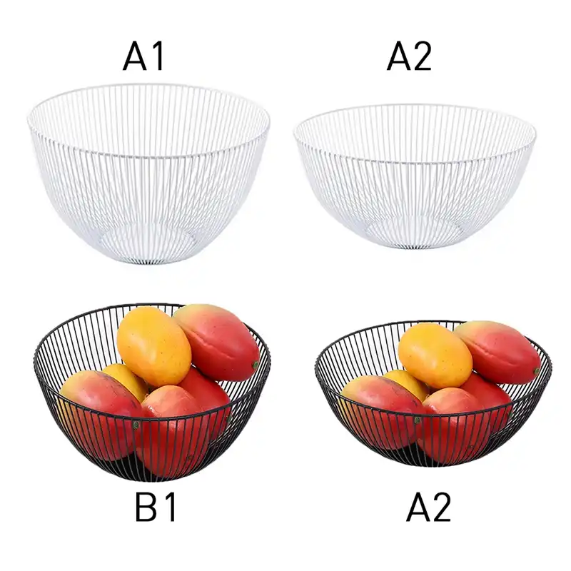 iron fruit basket room wash basket plate storage basket snacks