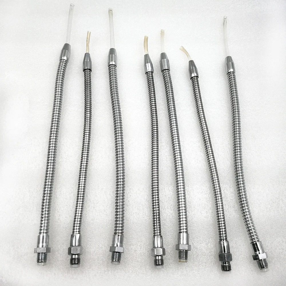 Chromed flexible pipe, Male Threaded1/4" ,3/8" ,1/2" Metal Flexible Round Nozzle Water Oil Coolant Pipe Hose
Chromed flexible pipe, Male Threaded1/4" ,3/8" ,1/2" Metal Flexible Round Nozzle Water Oil Coolant Pipe Hose