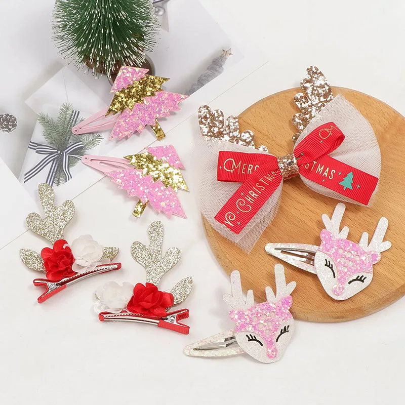 Cute Cartoon Christmas Gifts Girl Hair Clips Barrettes Hair Ornament Headband Children Hairpins Hair Accessories Wholesale
Cute Cartoon Christmas Gifts Girl Hair Clips Barrettes Hair Ornament Headband Children Hairpins Hair Accessories Wholesale