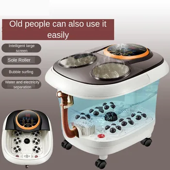 Automatic Foot Massage Machine Deep Barrel FootBath Electric Massager For Foot Heating Feet Barrel Relieve Fatigue Health Care
Automatic Foot Massage Machine Deep Barrel FootBath Electric Massager For Foot Heating Feet Barrel Relieve Fatigue Health Care