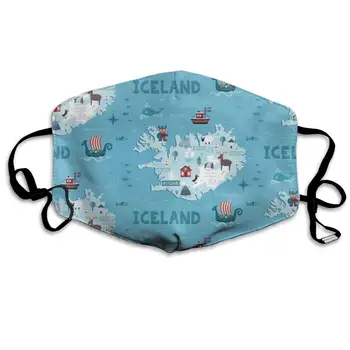 YongColer Washable Reusable Iceland Map Mouth Mask Dustproof Half Face Breathable Mouth Mask for Men Women Boys Girls with
YongColer Washable Reusable Iceland Map Mouth Mask Dustproof Half Face Breathable Mouth Mask for Men Women Boys Girls with