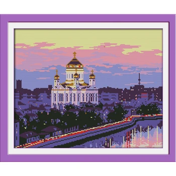 Everlasting Love The Courtyard Building Chinese Cross Stitch Kits Ecological Cotton Stamped Printed 11 DIY Christmas Decorations 
Everlasting Love The Courtyard Building Chinese Cross Stitch Kits Ecological Cotton Stamped Printed 11 DIY Christmas Decorations