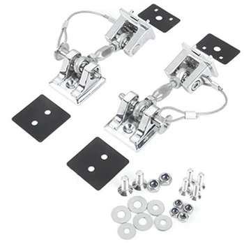 Silver Style Anti-Thief Hood Lock Latches Catch Locking Kit for Jeep Wrangler JK 2007-2017
Silver Style Anti-Thief Hood Lock Latches Catch Locking Kit for Jeep Wrangler JK 2007-2017