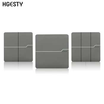 1/2/3 Gang 2 Way Light Switch On/Off Wall Switch Interruptor Push Button Switch Gray PC Panel Rocker With LED Indicator 16A
1/2/3 Gang 2 Way Light Switch On/Off Wall Switch Interruptor Push Button Switch Gray PC Panel Rocker With LED Indicator 16A