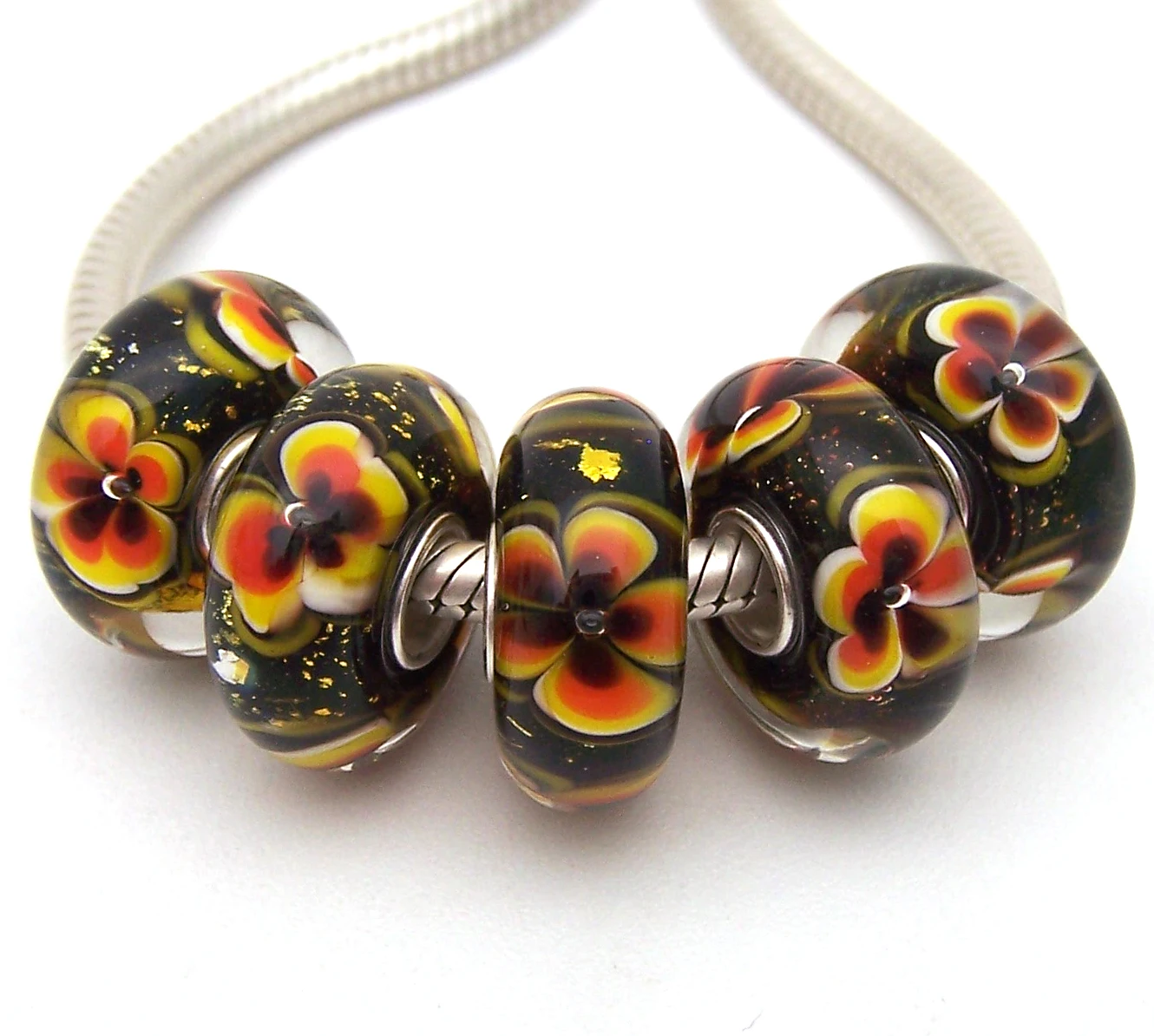 JGWGT 1275 5X 100% Authenticity S925 Sterling Silver Beads Murano Glass beads Fit European Charms Bracelet diy jewelry Lampwork
JGWGT 1275 5X 100% Authenticity S925 Sterling Silver Beads Murano Glass beads Fit European Charms Bracelet diy jewelry Lampwork