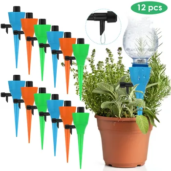 12pcs Plants Watering Devices Constant Pressure Slow Release Self-Watering Spikes Drip Irrigation Plants Watering System
12pcs Plants Watering Devices Constant Pressure Slow Release Self-Watering Spikes Drip Irrigation Plants Watering System
