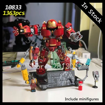 In Stock 76105 Marvel superheroes The Hulkbuster: Ultron Edition 10833 1363Pcs Star Wars Building Blocks Bricks Toys Avengers 4 
In Stock 76105 Marvel superheroes The Hulkbuster: Ultron Edition 10833 1363Pcs Star Wars Building Blocks Bricks Toys Avengers 4
