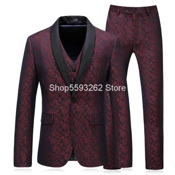 Autumn Men Leisure Suit Suit Three-piece Set Slim Fit Business Big Size Groom Marriage Dress Suit Fashion
Autumn Men Leisure Suit Suit Three-piece Set Slim Fit Business Big Size Groom Marriage Dress Suit Fashion
