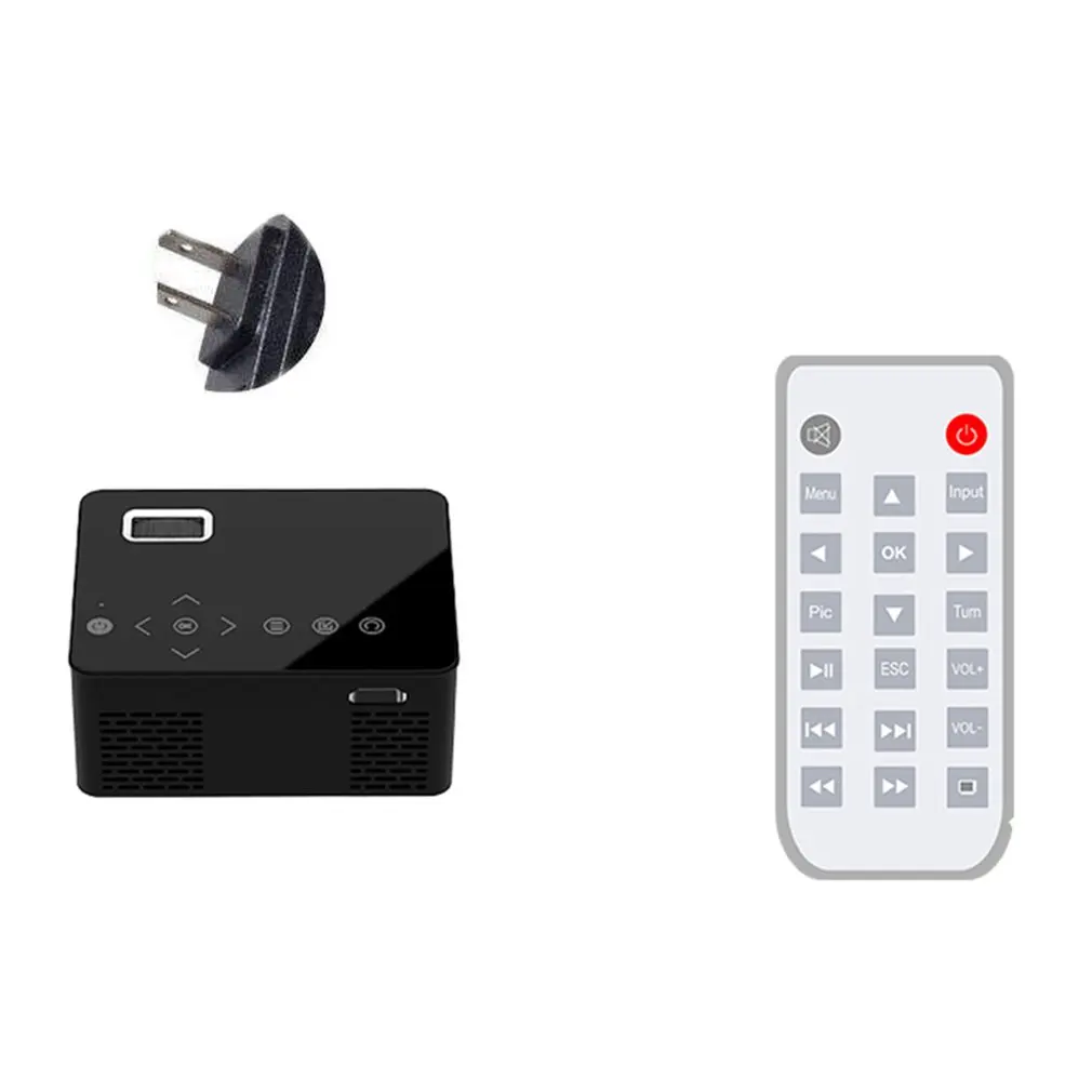 Mini T200 HD Projector Mini Portable Projector With Computer Home LED Projector Practical Professional
Mini T200 HD Projector Mini Portable Projector With Computer Home LED Projector Practical Professional