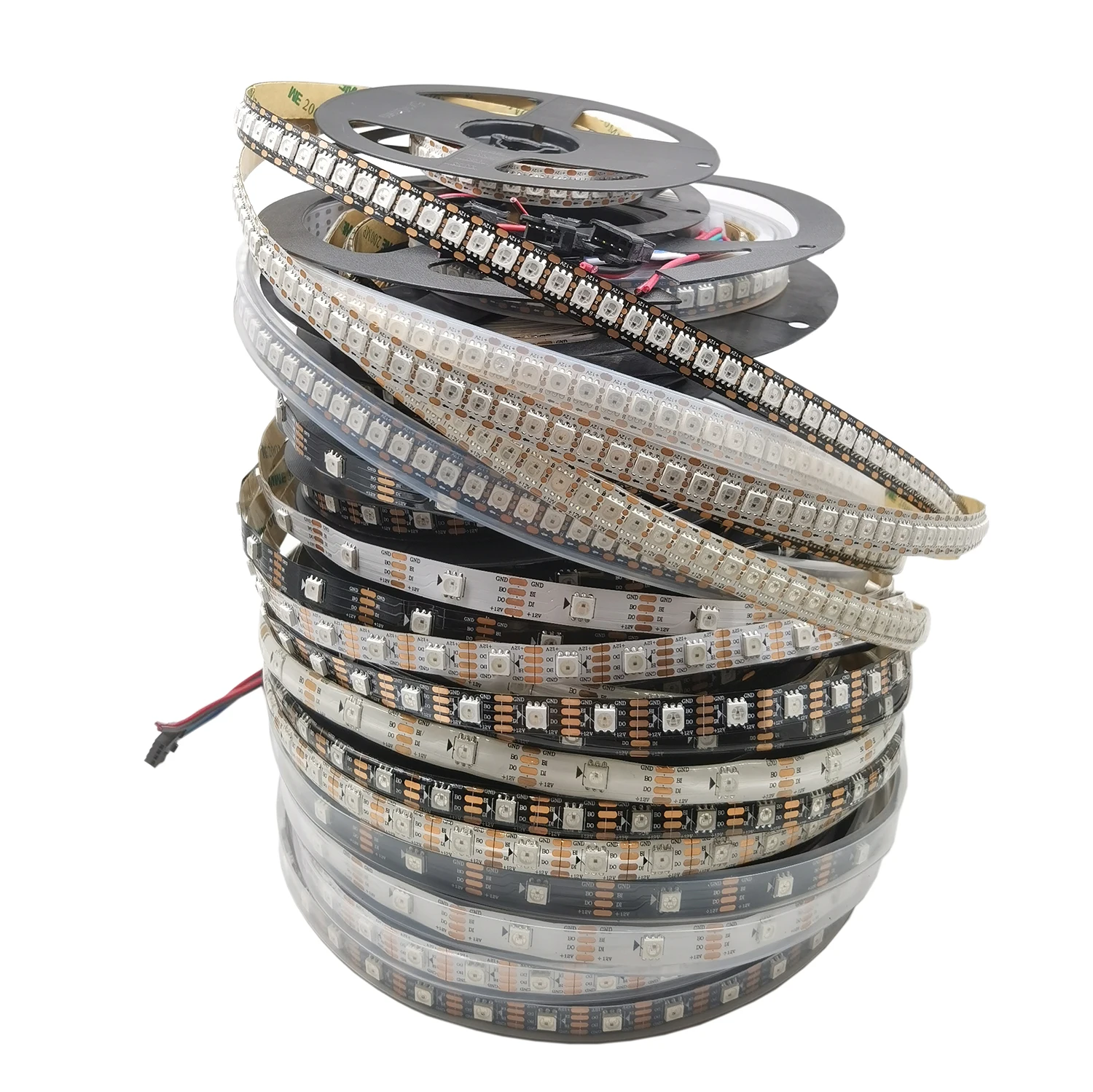 WS2815 DC12V WS2812B WS2813 светодиодная ленсветильник RGB индивидуально Адресуемая