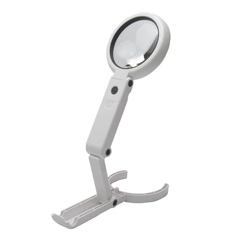 Simple Home Table Lamp 8 LED Foldable Hand Held Dual Use Jewelry Non Slip Stand Repair Super Bright 5/11X Magnifying Glass
Simple Home Table Lamp 8 LED Foldable Hand Held Dual Use Jewelry Non Slip Stand Repair Super Bright 5/11X Magnifying Glass