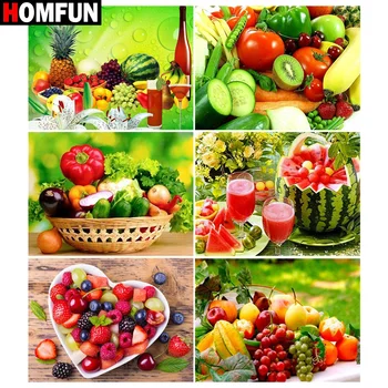 HOMFUN 5D Diamond Pattern Rhinestone Needlework Diy Diamond Painting Cross Stitch "Fruit scenery" Diamond Embroidery
HOMFUN 5D Diamond Pattern Rhinestone Needlework Diy Diamond Painting Cross Stitch "Fruit scenery" Diamond Embroidery