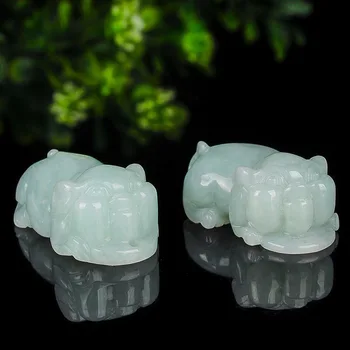 certificate Natural Emerald Zodiac Pig Pendant Beads Necklace Charm Jewellery Fashion Accessories Hand-Carved Man Woman Amulet
certificate Natural Emerald Zodiac Pig Pendant Beads Necklace Charm Jewellery Fashion Accessories Hand-Carved Man Woman Amulet