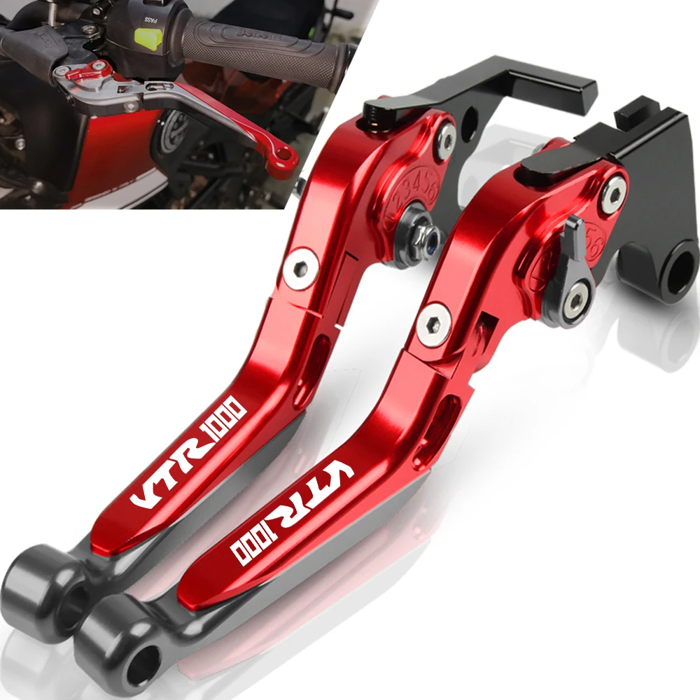 For HONDA VTR1000 1997 1998 1999 2000 2001 2002 2003 2004 Motorcycle Folding Extendable CNC Moto Adjustable Clutch Brake Levers
For HONDA VTR1000 1997 1998 1999 2000 2001 2002 2003 2004 Motorcycle Folding Extendable CNC Moto Adjustable Clutch Brake Levers