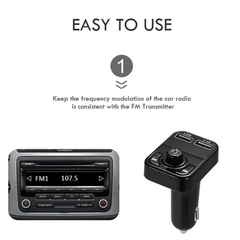 Hot Car BT FM Transmitter Radio Receiver Wireless Handsfree Kit MP3 Music Stereo Adapter Dual USB Charger Car Charger FM Transmi
Hot Car BT FM Transmitter Radio Receiver Wireless Handsfree Kit MP3 Music Stereo Adapter Dual USB Charger Car Charger FM Transmi