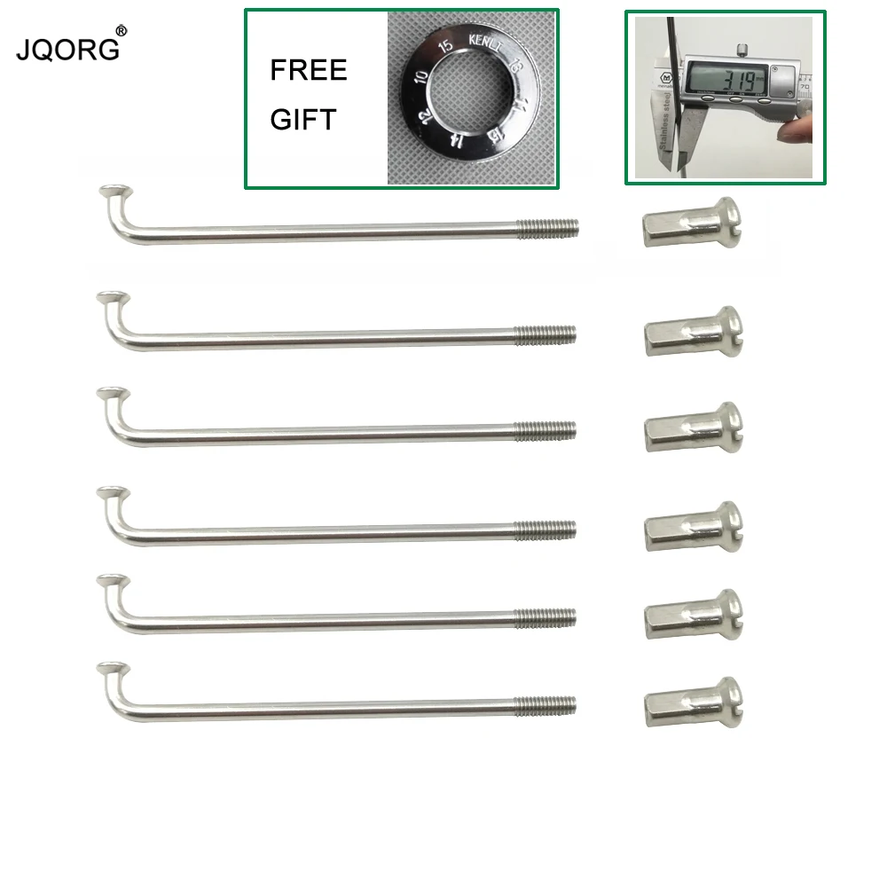 6 Pieces A Lot Diameter 3.2mm Material 304 Stainless Steel Lighting Sliver Color Motorcycle Spokes J-bend Equal Diameter Spokes
6 Pieces A Lot Diameter 3.2mm Material 304 Stainless Steel Lighting Sliver Color Motorcycle Spokes J-bend Equal Diameter Spokes