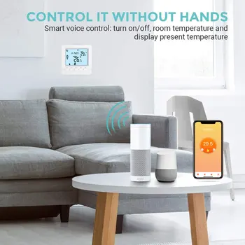 TUYA APP Control WiFi Smart Temperature Controller Room WIFI Thermostat For Electric Heating System Works with Alexa Google Home
TUYA APP Control WiFi Smart Temperature Controller Room WIFI Thermostat For Electric Heating System Works with Alexa Google Home