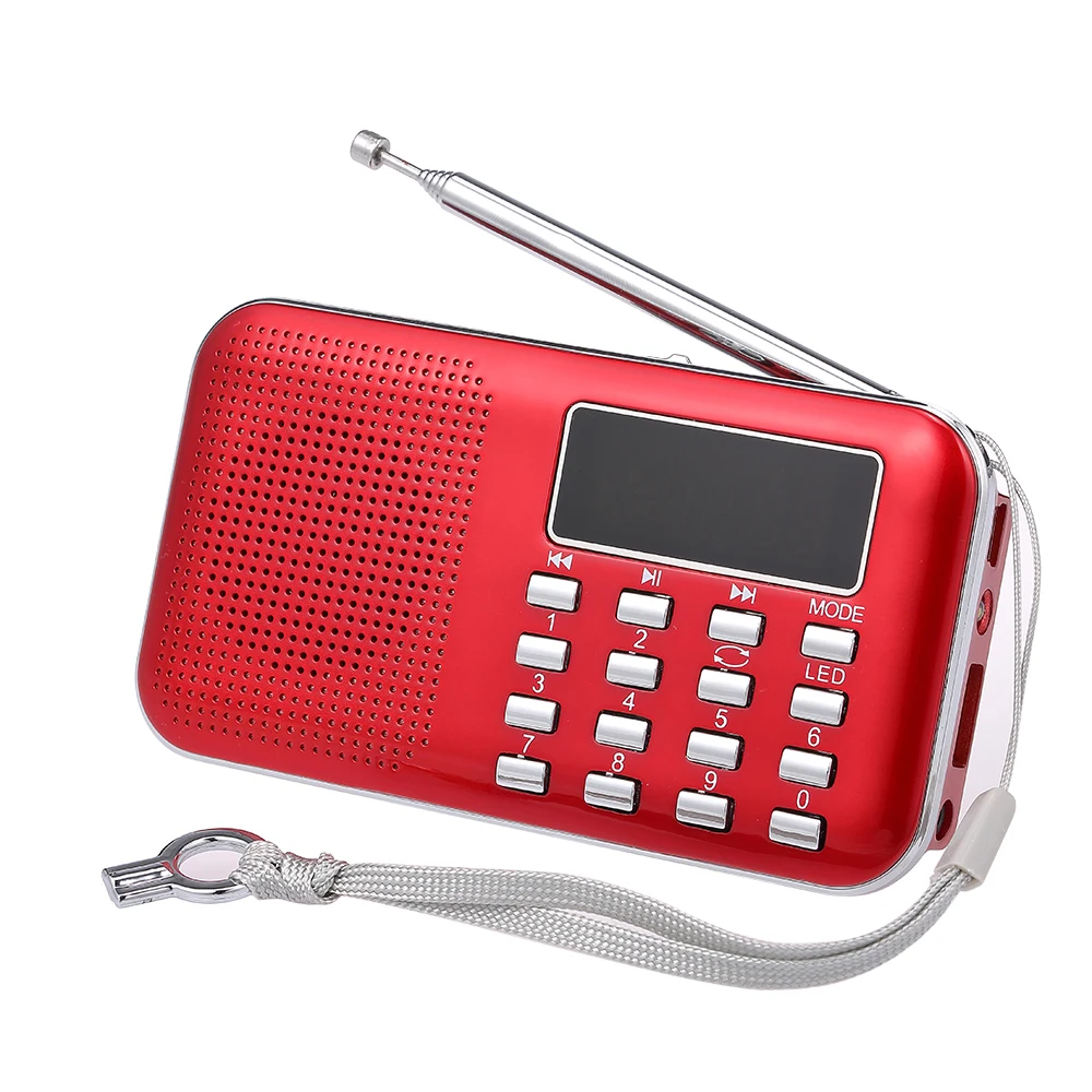 Y 896 3 Вт fm радио цифровой портативный стерео динамик MP3 аудио плеер с 2 дюймовым