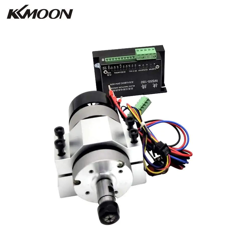 400W 12000rpm ER11 Chuck CNC Brushless Spindle Motor with Driver Speed Controller Clamp DIY Engraving Machine Accessories Set
400W 12000rpm ER11 Chuck CNC Brushless Spindle Motor with Driver Speed Controller Clamp DIY Engraving Machine Accessories Set
