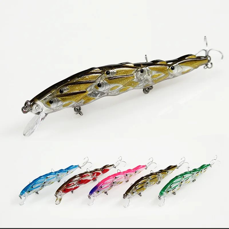 Free Shipping ILURE 5pcs/lot Glass Minnow Fishing Lure Bait 15g 120mm wobbler jerkbait Suspending Pesca Lifelike isca artificial
Free Shipping ILURE 5pcs/lot Glass Minnow Fishing Lure Bait 15g 120mm wobbler jerkbait Suspending Pesca Lifelike isca artificial