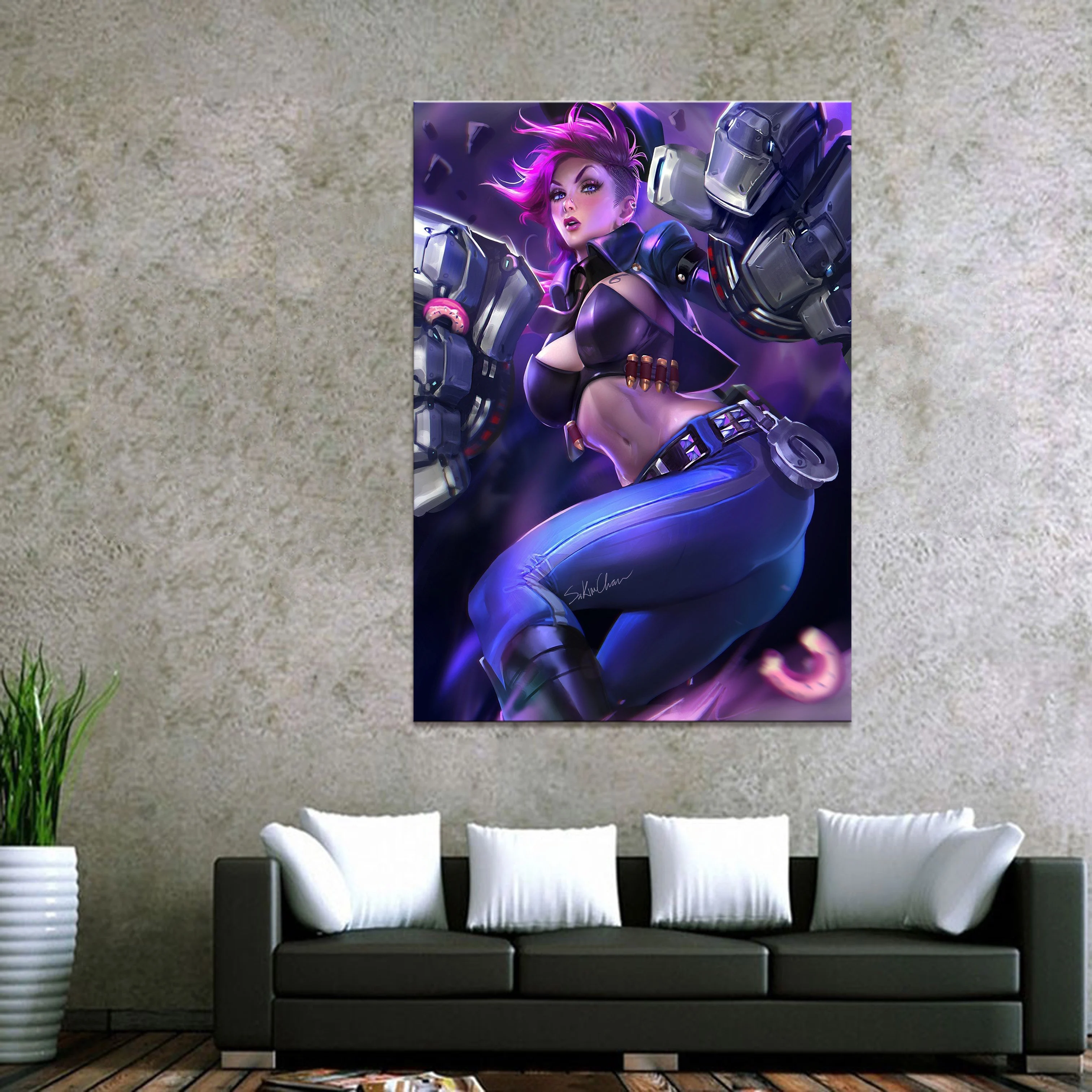Home Decor Canvas League of Legends Vi Game 1 Piece Anime Sexy girl Art Poster Prints Picture Wall Decoration Painting wholesale
Home Decor Canvas League of Legends Vi Game 1 Piece Anime Sexy girl Art Poster Prints Picture Wall Decoration Painting wholesale