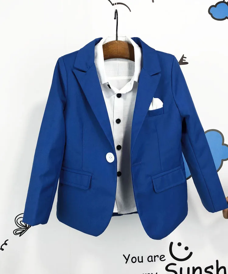 Kid Casual Blazers Suit For Baby Boy Black and Red Child Coat Fashion Children Jacket Costume For Boy Blue Graduation Suit
Kid Casual Blazers Suit For Baby Boy Black and Red Child Coat Fashion Children Jacket Costume For Boy Blue Graduation Suit