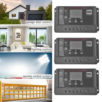 12/24V Automatic General Controller Lithium Lead Acid Auto Solar Controller