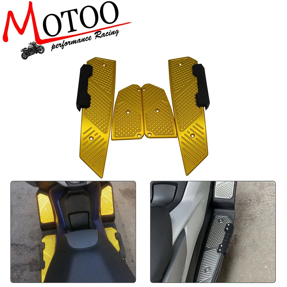 CNC Motorcycle Accessories Modified Footrest Foot Pad Pedal Plate Parts For Honda Forza300 MF13 FORZA 300 125 250 2018 2019
CNC Motorcycle Accessories Modified Footrest Foot Pad Pedal Plate Parts For Honda Forza300 MF13 FORZA 300 125 250 2018 2019