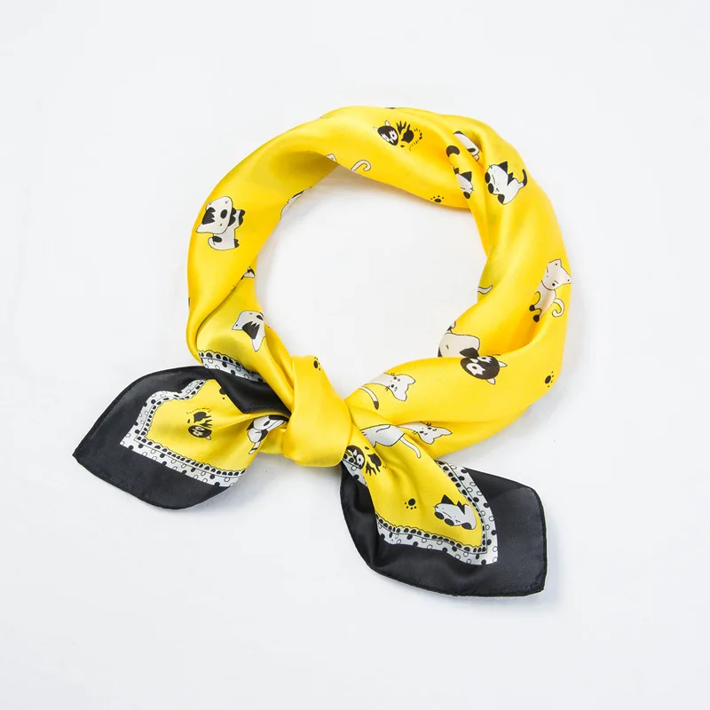 Unisex simulation silk printing scarf cartoon pattern children's dog small scarf square towel small scarf
Unisex simulation silk printing scarf cartoon pattern children's dog small scarf square towel small scarf