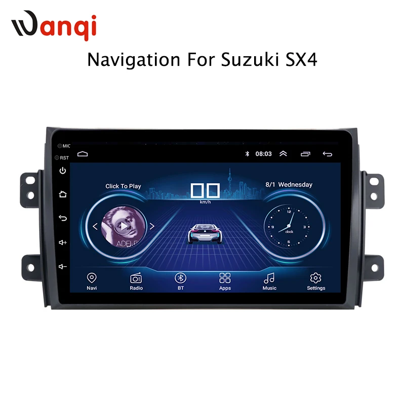 9 inch Android 8.1 full touch screen car multimedia system for Suzuki SX4 2006-2011 car gps radio navigation
9 inch Android 8.1 full touch screen car multimedia system for Suzuki SX4 2006-2011 car gps radio navigation