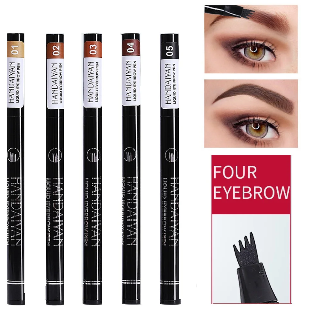 HANDAIYAN Drop Ship 4 Fork Microblading Tattoo Eyebrow Pen Waterproof Makeup Eye Brow Tint Fine Sketch Maquiagem Cosmetics TSLM2
HANDAIYAN Drop Ship 4 Fork Microblading Tattoo Eyebrow Pen Waterproof Makeup Eye Brow Tint Fine Sketch Maquiagem Cosmetics TSLM2