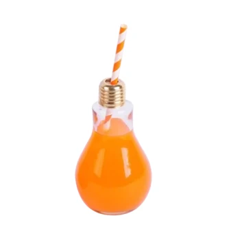 400ML Light Bulb Shaped Glass Bottle Novelty Drinking Glasses Party Favors for Drinks Beers Cocktails
400ML Light Bulb Shaped Glass Bottle Novelty Drinking Glasses Party Favors for Drinks Beers Cocktails