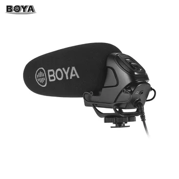 BOYA BY-BM3030 On-camera Shotgun Condenser Microphone Mic Shock Mount 3.5mm Plug with 2 Carry Pouch for DSLR Cameras Camcorders
BOYA BY-BM3030 On-camera Shotgun Condenser Microphone Mic Shock Mount 3.5mm Plug with 2 Carry Pouch for DSLR Cameras Camcorders