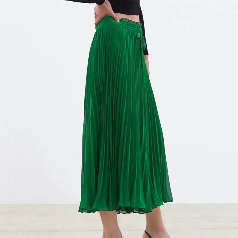 Women Capri Wide Leg Pant Summer 2019 New Arrival Blue Chiffon Wrinkled Drawstring Elastic Waist Female Casual Loose Bottoms
Women Capri Wide Leg Pant Summer 2019 New Arrival Blue Chiffon Wrinkled Drawstring Elastic Waist Female Casual Loose Bottoms