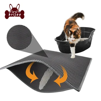 Cat Litter Mats PVC Double-Layer Cat Litter Trapper Mats with Waterproof Bottom Folding Cat Toilet Mats Breathable Kitten Mat
Cat Litter Mats PVC Double-Layer Cat Litter Trapper Mats with Waterproof Bottom Folding Cat Toilet Mats Breathable Kitten Mat