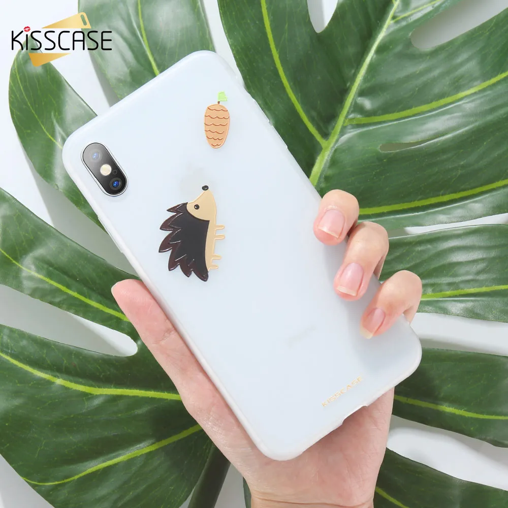 KISSCASE Cartoon Soft Silicone Phone Case For iPhone 7 8 Plus XS MAX XR Cute Cat Hedgehog Cover For iPhone X 6 6S Plus 5 SE Case
KISSCASE Cartoon Soft Silicone Phone Case For iPhone 7 8 Plus XS MAX XR Cute Cat Hedgehog Cover For iPhone X 6 6S Plus 5 SE Case