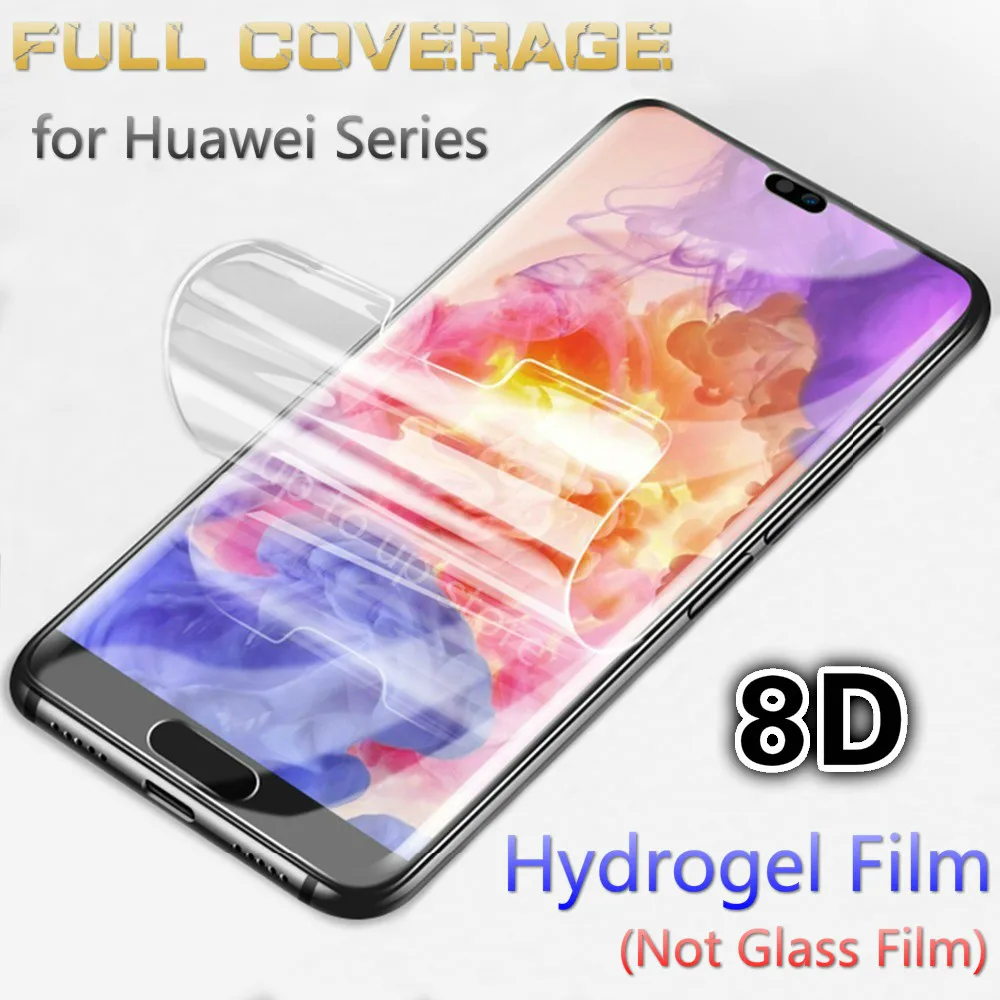 8D Full Cover Hydrogel Film For Huawei P20 lite P30 Pro Mate 20 Lite Screen protector For Huawei Honor 8x 7x 9 10 Lite Not Glass
8D Full Cover Hydrogel Film For Huawei P20 lite P30 Pro Mate 20 Lite Screen protector For Huawei Honor 8x 7x 9 10 Lite Not Glass