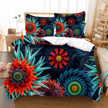 Colorful Flower 3pcs Bedding Set Duvet Cover Beddingset Sheet Pillowcase Can be customized image Bed Set Home Textile Doctor
Colorful Flower 3pcs Bedding Set Duvet Cover Beddingset Sheet Pillowcase Can be customized image Bed Set Home Textile Doctor