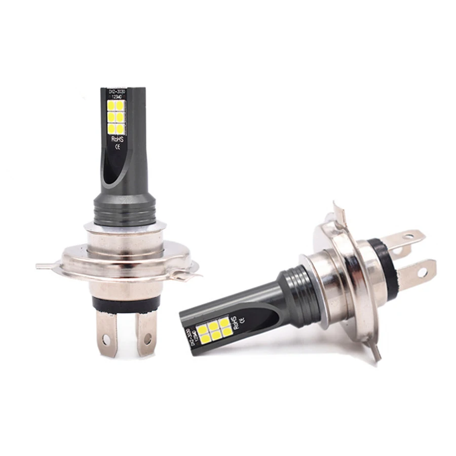 2pcs H4 9003 HB2 Motorcycle Hi/Lo Beam Headlight DRL Fog Lamp Driving Light Bulb 60W White 6000K 12-LED 12V-24V
2pcs H4 9003 HB2 Motorcycle Hi/Lo Beam Headlight DRL Fog Lamp Driving Light Bulb 60W White 6000K 12-LED 12V-24V