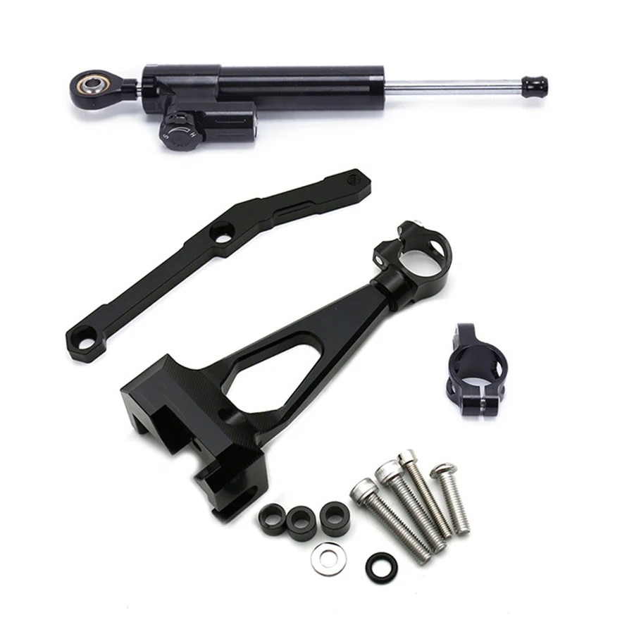 Motorcycle Steering Damper Full set with linear bracket kit for YAMAHA FZ-09 MT-09 2013-2017
Motorcycle Steering Damper Full set with linear bracket kit for YAMAHA FZ-09 MT-09 2013-2017