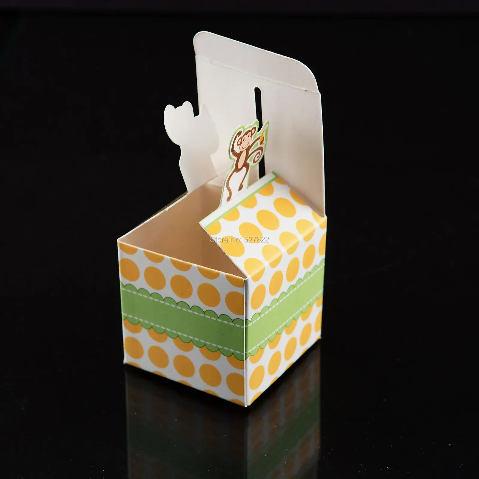 Wedding Decoration 10Pcs Folding DIY Animal wedding candy box for wedding favors and gifts Boxes