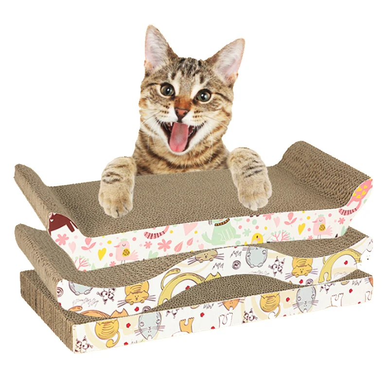 Corrugated Paper Cat Scratch Board Kitten Scratching Pad Cats Grinding Nail Scraper Mat Pet Toy Accessories
Corrugated Paper Cat Scratch Board Kitten Scratching Pad Cats Grinding Nail Scraper Mat Pet Toy Accessories