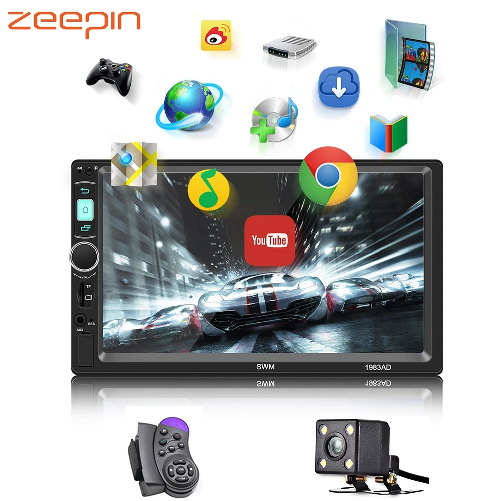 7inch HD Car MP5 Player WiFi Mirror Link Android IOS Bluetooth Stereo Audio FM Radio GPS Navigation AUX USB TF Multimedia Player
7inch HD Car MP5 Player WiFi Mirror Link Android IOS Bluetooth Stereo Audio FM Radio GPS Navigation AUX USB TF Multimedia Player