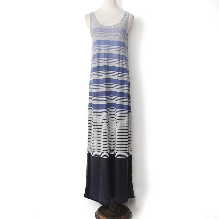 YUNINYOYO~ comfort ~Multiple stripe color-blockin stripe 100%cotton leisure holiday vest long knited women dress ~summer dress
YUNINYOYO~ comfort ~Multiple stripe color-blockin stripe 100%cotton leisure holiday vest long knited women dress ~summer dress